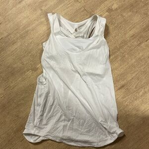 Like new white lululemon tank!